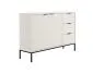 Komoda AUSTIN 150 biała/czarna I sklep meblowy MIRAT. styl GLAMOUR kolekcja AUSTIN