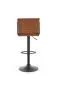 Hoker H-88 brązowy na jednej nodze z okrągłą podstawą | MIRAT. w stylu LOFT, VINTAGE kolekcja