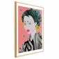Plakat Azjatycki styl 40x60cm z ramą złotą z marginesem | MIRAT.  kolekcja h-A-0108-ao-a