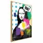 Plakat Mona Lisa Pop-art 40x60 cm z ramą złotą bez marginesu | MIRAT.