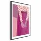 Plakat Truskawkowa pani 29,7x42 cm z ramą czarną z marginesem | MIRAT.