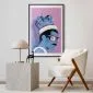 Plakat Freddie 21x30 cm z ramą czarną z marginesem | MIRAT.