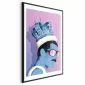 Plakat Freddie 21x30 cm z ramą czarną z marginesem