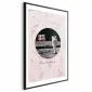 Plakat Love You 40x60 cm z ramą czarną z marginesem | MIRAT.