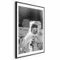 Plakat Zawód kosmonauta 60x90 cm z ramą czarną z marginesem | MIRAT.