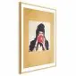 Plakat Fotografia 21x30 cm z ramą złotą z marginesem