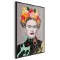 Plakat Majestatyczna Frida 21x30 cm z ramą czarną bez marginesu | MIRAT.