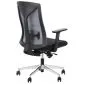 Fotel biurowy HAGER szary/czarny z regulowanymi podłokietnikami I sklep meblowy MIRAT.