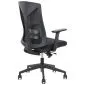 Fotel biurowy HAGER czarny z regulacją podparcia odcinka lędźwiowego I sklep meblowy MIRAT.