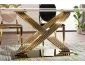 Stół HERMES 160x90 biały marmur/złoty w stylu glamour I sklep meblowy MIRAT. styl GLAMOUR