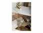 Stół HERMES 160x90 biały marmur/złoty w stylu glamour I sklep meblowy MIRAT. styl GLAMOUR