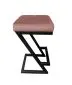 Hoker ZAZU VELVET różowy do kuchni | MIRAT. w stylu LOFT kolekcja