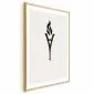 Plakat Znicz olimpijski 21x30 cm z ramą złotą z marginesem | MIRAT.