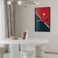 Plakat Tenis stołowy 60x90 cm z ramą czarną bez marginesu | MIRAT.