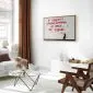 Plakat Cytat graffiti 90x60 cm z ramą złotą bez marginesu | MIRAT.