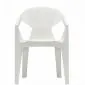 Krzesło MUZE białe z tworzywa do jadalni | MIRAT.