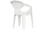Krzesło MUZE białe z tworzywa do jadalni | MIRAT.