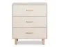 Komoda dla dzieci LAURA 80 3S buk/szampańska I sklep meblowy MIRAT. styl SKANDYNAWSKI kolekcja LAURA