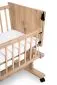 Łóżeczko kołyska KAJA 5w1 dąb dostawne na kółkach I sklep meblowy MIRAT. styl SKANDYNAWSKI