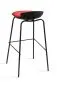 Hoker DUKE do kuchni i baru z czerwonym siedziskiem | MIRAT. w stylu LOFT kolekcja