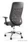 Fotel biurowy MOBI PLUS szary z zagłówkiem i podłokietnikami | MIRAT. w stylu  kolekcja