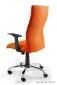 Fotel biurowy BLACK ON BLACK pomarańczowy z mechanizmem TILT | MIRAT. w stylu  kolekcja