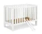 Łóżeczko dziecięce AMELIA II 120x60 białe I sklep meblowy MIRAT. styl SKANDYNAWSKI kolekcja AMELIA