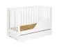 Łóżeczko dziecięce AMELIA II 120x60 białe I sklep meblowy MIRAT. styl SKANDYNAWSKI kolekcja AMELIA