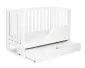 Łóżeczko dziecięce AMELIA II 120x60 białe I sklep meblowy MIRAT. styl SKANDYNAWSKI kolekcja AMELIA