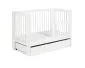 Łóżeczko dziecięce OLIVIA 120x60 białe I sklep meblowy MIRAT. styl SKANDYNAWSKI