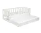 Łóżko młodzieżowe AMELIA 160x80 białe skandynawskie I sklep meblowy MIRAT. styl SKANDYNAWSKI kolekcja AMELIA