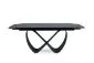Stół INFINITY CERAMIC 160(240)x95 czarny I sklep meblowy MIRAT. styl GLAMOUR, LOFT