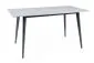 Stół IVY 140x80 szary/czarny mat I sklep meblowy MIRAT. styl LOFT