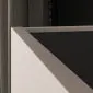 Komoda FRESHION 04 1D3S 120 kaszmirowa/czarna I sklep meblowy MIRAT.  kolekcja FRESHION
