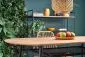Stół JACKSON 160x90 dąb/czarny do salonu w stylu loft | MIRAT. styl LOFT