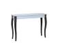 Konsola LILLO jasnoszara/czarna w stylu skandynawskim do salonu | MIRAT. w stylu SKANDYNAWSKI kolekcja