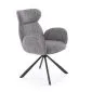 Nowoczesne krzesło tapicerowane K571 szare obracane I sklep meblowy MIRAT. styl LOFT