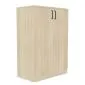 Komoda biurowa EASY SPACE CABINET H-D2 3-OH 80cm akacjowa zamykana I sklep meblowy MIRAT.