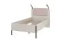 Łóżko młodzieżowe JUKON 100x200 kaszmirowe z pojemnikiem i tapicerowanym zagłówkiem I sklep meblowy MIRAT. kolekcja JUKON