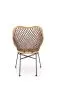 Krzesło K336 rattanowe z poduszką | MIRAT. w stylu LOFT, VINTAGE kolekcja