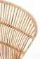 Krzesło K335 rattanowe ogrodowe z metalową podstawą | MIRAT. w stylu LOFT, VINTAGE kolekcja