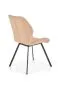 Krzesło K360 beżowe z eleganckimi przeszyciami | MIRAT.