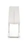 Krzesło K147 białe na płozie do jadalni Halmar | MIRAT.
