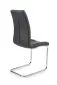 Krzesło K147 czarne tapicerowane nowoczesne | MIRAT.