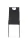 Krzesło K202 czarne metalowe nowoczesne | MIRAT.