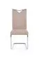 Krzesło K224 cappuccino na metalowych płozach | MIRAT.