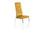 Krzesło K416 VELVET musztardowe z pikowanym oparciem I sklep meblowy MIRAT.