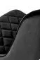 Krzesło tapicerowane K450 VELVET czarne welurowe nowoczesne | MIRAT. styl GLAMOUR, LOFT