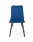 Krzesło K450 VELVET granatowe tapicerowane do salonu | MIRAT. w stylu GLAMOUR, LOFT kolekcja