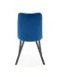 Krzesło K450 VELVET granatowe tapicerowane do salonu | MIRAT. w stylu GLAMOUR, LOFT kolekcja